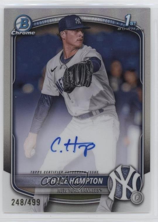 2025 Bowman Chrome Prospect Refractor 248/499 Chase Hampton #CPA-CHA Auto 1d4b