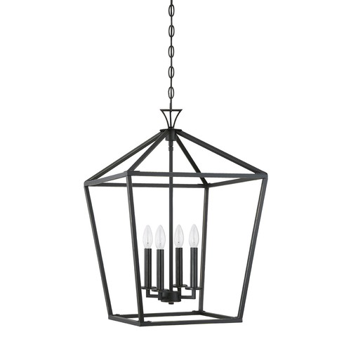 Savoy House 3-421-4 Townsend 4 Light 17"W Taper Candle Pendant - Bronze - Picture 10 of 12