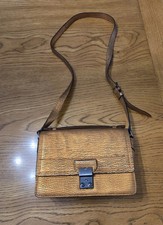 Pre-loved PHILLIP LIM Borsa a Mano Pashi Mini Messenger Arancione Metallizzato con Tono Oro...