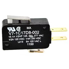 Honeywell V7-1C17d8-002 Miniature Snap Action Switch, Lever, Short Actuator,