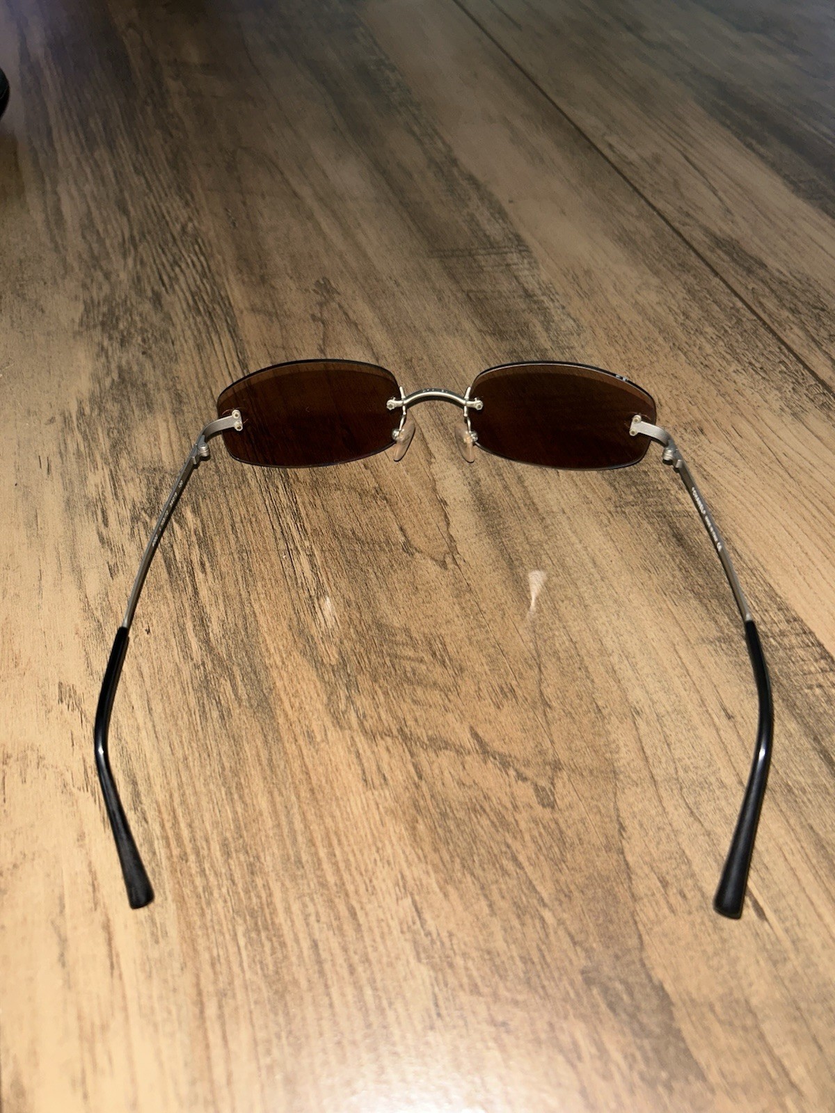 CHANEL & Gucci rimless rectangular sunglasses - image 5