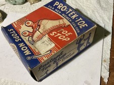 Vintage PRO-TEK-TOE Roller Skate Co Toe Stops box only