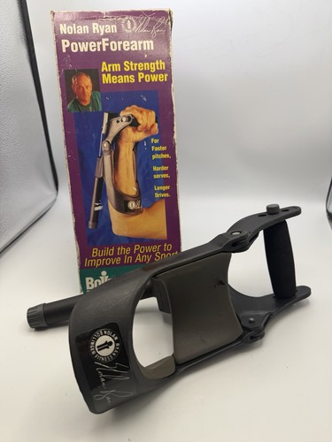 Vintage Nolan Ryan PowerForearm Arm Krafttrainer Bollinger Fitness + Box  - Bild 1 von 13