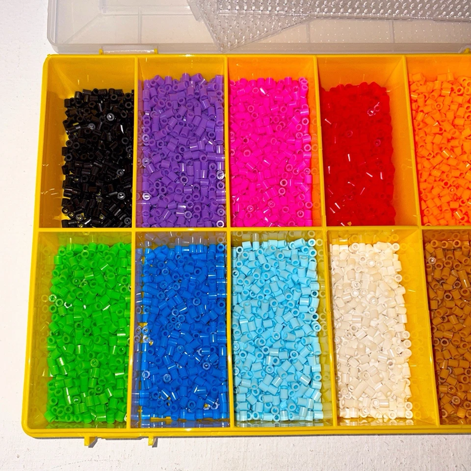 Bügelperlen Starter Set Hama Steckperlen Basteln 8bit Art Sprites Bastelset - Bild 2 von 4