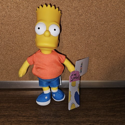 #ad The Simpsons BART SIMPSON 2024 Doll Plush Toy Jakks $14.95