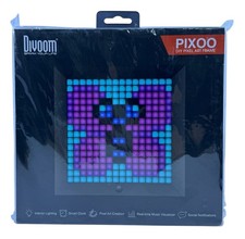 Divoom Pixoo 16 x 16 Pixel Art Frame Digital Clock w/ APP Control  WiFi