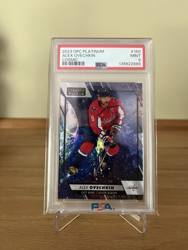 2023-24 O-Pee-Chee Platinum Alex Ovechkin Cosmic/65 PSA 9