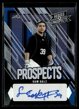 L63,591 - 2024 Leaf Heroes and Prospects Auto Prospects Blue #APSS1 Sam Salz /49