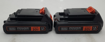 #ad BLACKDECKER 20V 1.5Ah Battery Lithium Ion 2 Pack LBXR20 $29.99