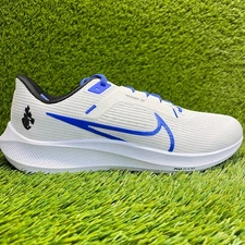 Nike Air Zoom Pegasus 40 Mens Size 11 White Blue Athletic Running Shoes Sneakers
