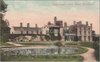 Montgomeryshire Postcard: Llanerchydol Hall, Front Welshpool House 1910's XT4389