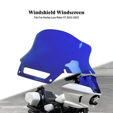 Motorcycle Flare Windshield 8.5" Blue For Harley Low Rider ST 2022-2025 FXLRST
