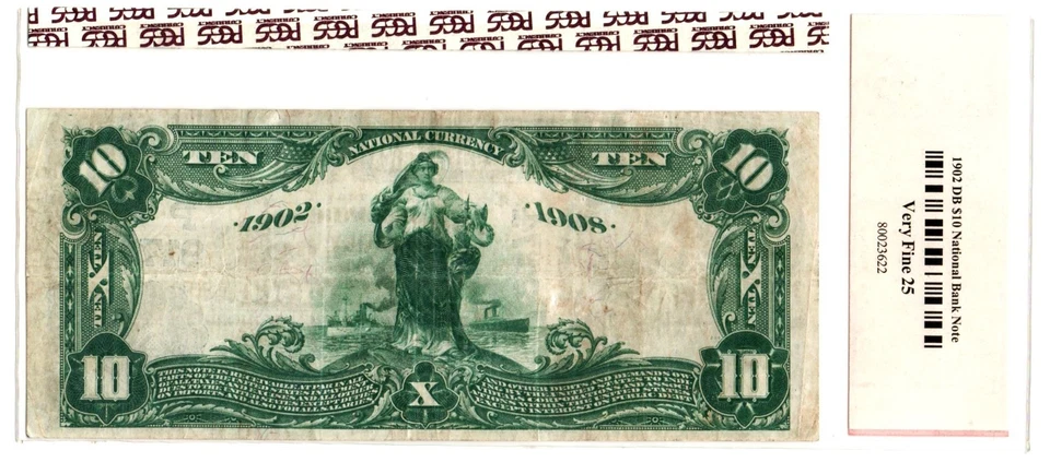 Fr. 618 San Francisco, California 1902 Date Back Note #9174 PCGS VF 25 - Image 2 of 2