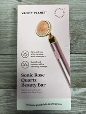 Vanity Planet Sonic Rose Quartz Beauty Bar LED Wand Brand New!!