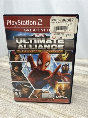 Marvel: Ultimate Alliance -Special Edition Greatest Hits W/ Bonus Disc No Manual