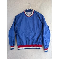 Vintage Ripon Pullover Windbreaker Mens 3XL Blue USA Made Lined Relaxed READ