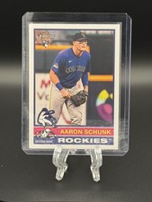 2025 Topps Heritage - Aaron Schunk, #90