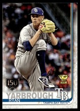 2019 Topps 150 Years Ryan Yarbrough Rookie Tampa Bay Rays #432