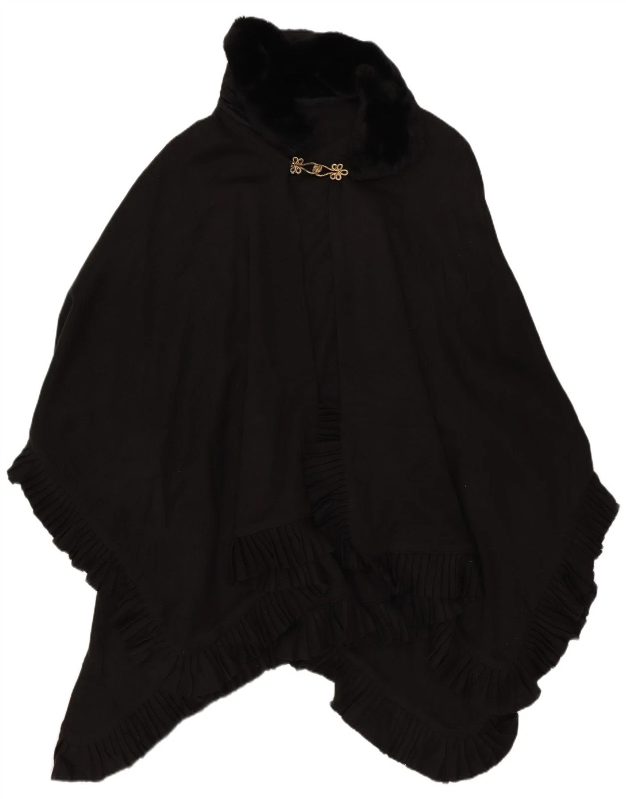 Vintage Womens Poncho Coat One Size Black CJ01
Opens in a new window or tab