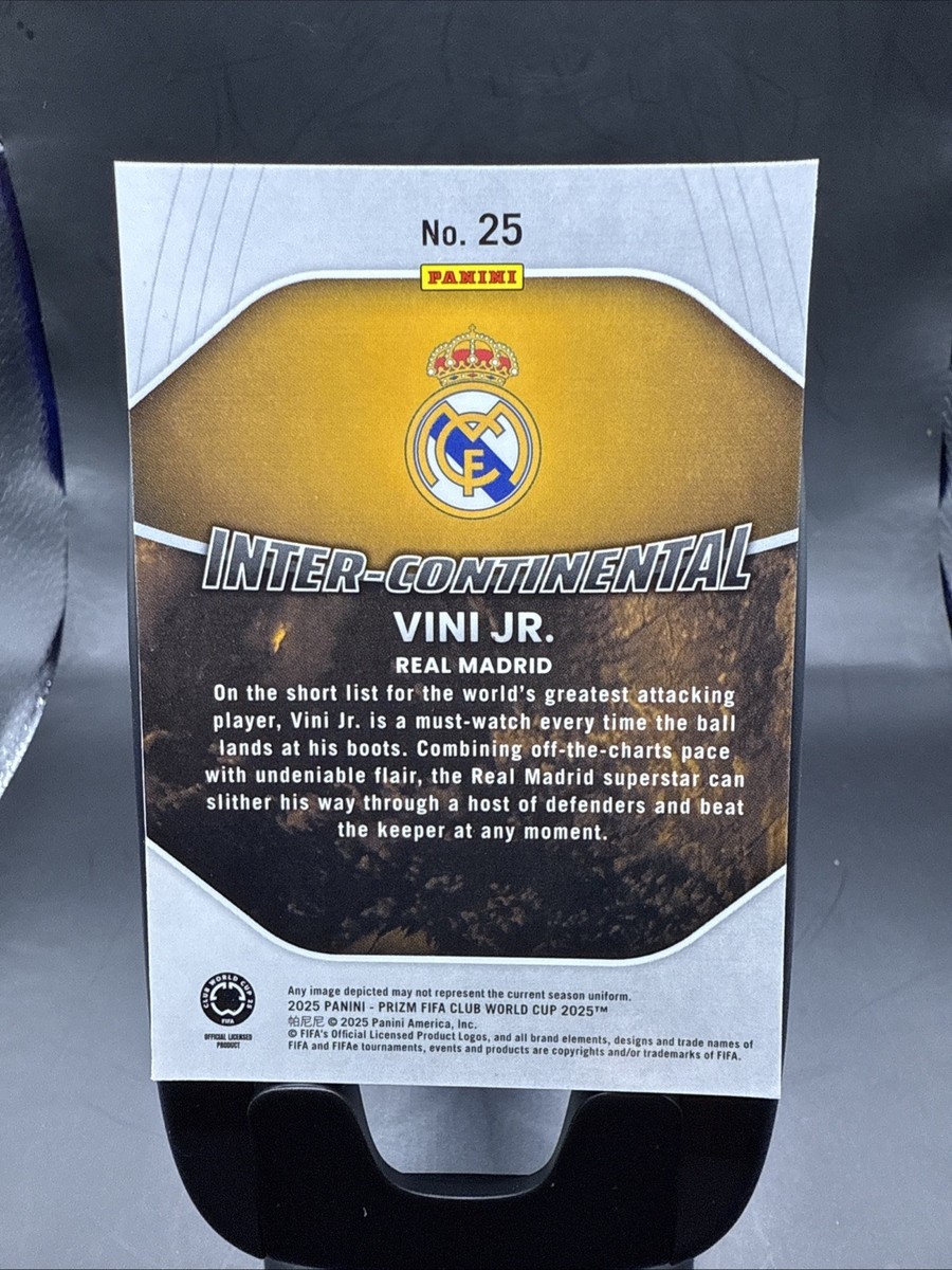 2025 Panini Prizm FIFA Club World Cup Vini Jr. Inter-Continental