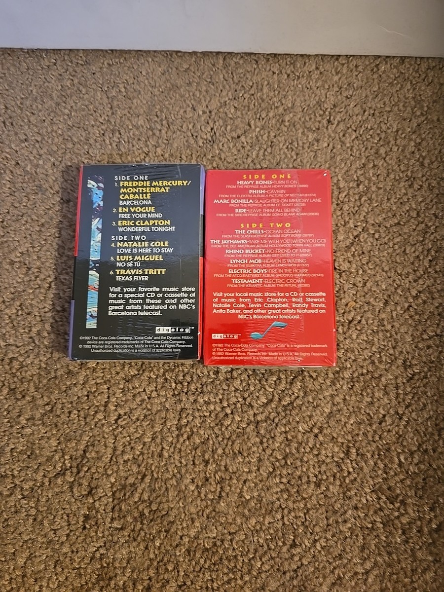 1992 Coca Cola Rock Sampler / 1992 music sampler cassette 1992 Coca Cola Rock Sampler / 1992 music sampler cassette