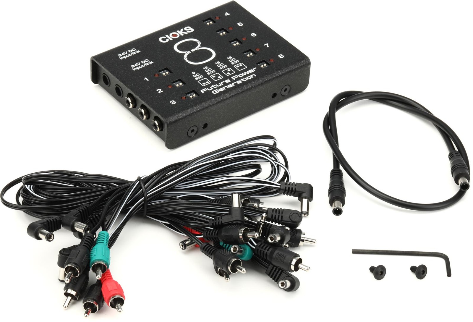 Комплект расширителя CIOKS CIOKS 8 с 8-выходным изолированным блоком питания гитарной педали