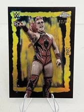 2025 Topps Chrome WWE X Cactus Jack  Zaria Gold Festival Fury 50/50 Bookend!