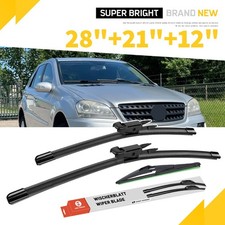 SCHEIBENWISCHER VORNE + HINTEN F&uuml;r MERCEDES M-KLASSE W164 W166 WISCHERBLATT