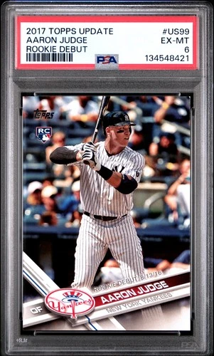 2017 Topps Update #US99 Aaron Judge Rookie Debut PSA 6 EX-MT