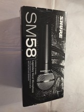 Shure SM58 Wired Legendary Vocal Microphone With Box Protective Bag No MicClip
