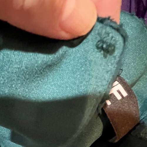 NEW Leslie Fay Dress Womens Size 12 Dark Teal Swing Sleeveless Ruffles $98 Flaw - Picture 10 of 12