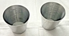 Vollrath 84925 Or  Polar ware Graduated 2 OZ Medicine Measuring Cup S.S Set of 2