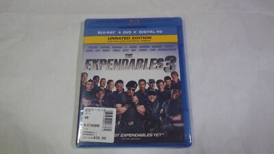 The Expendables 3 (Blu-ray/DVD, 2014, 2-Disc Set)  NEW