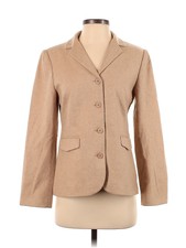 Etam Women Brown Wool Blazer 36 Eur