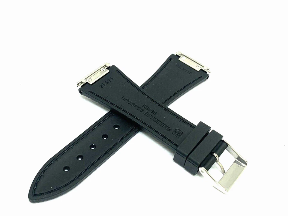 Reloj Hombre Frederique Constant FC-303S4NH6 Correa de Repuesto Correa de Goma Negra Foto 3 de 4