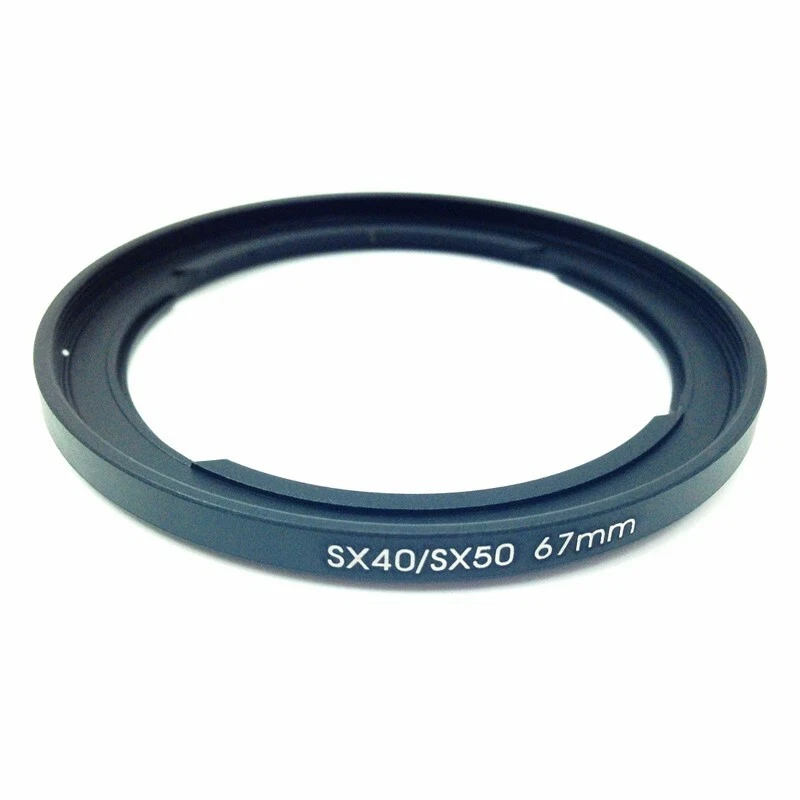 67mm UV Filter + Adapter for Canon PowerShot SX540 SX70 SX60 SX50 SX40 HS SX30 - Image 3 of 4