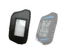 Leather Case for Compustar RFX-2WT9-FM remote Compustar T9 2 Way Remote key fob