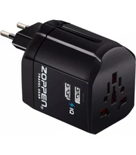 Zoppen Universal Travel Adapter Worldwide All in one Internationl Plug 2 Qi USB