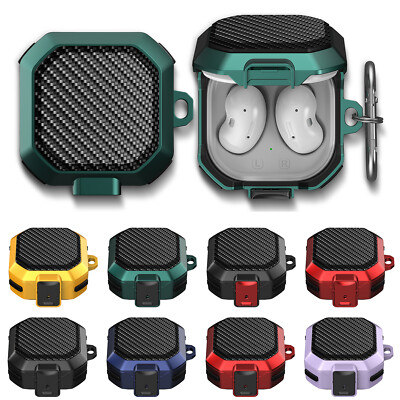 For Samsung Galaxy Buds FE/Buds2 Pro/Buds2/Buds Pro/Buds Live Case Lock+Keychain