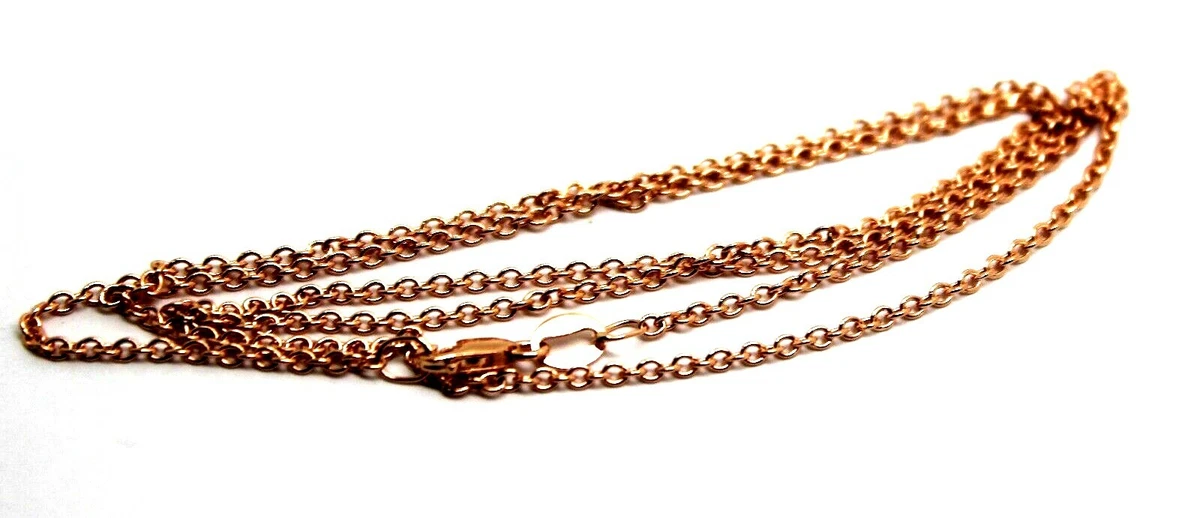 Rose gold belcher necklace deals