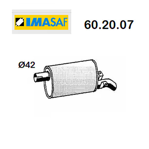 Imasaf Hinterer SchalldäMpfer FüR Renault R5 FüR 7700690211-image