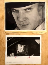 A CLOCKWORK ORANGE 1971 Movie Press Kit ~ 5 Black and White Promo Photos