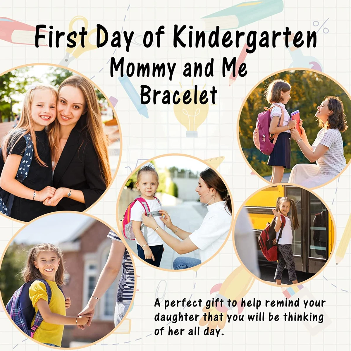 Back to school deals mommy and me bracelet