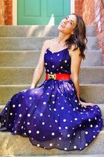 Vintage 50s Polka Dot Dress XS/SM