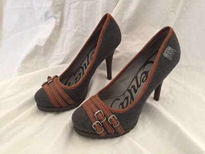 Womens Replay Blue Jean Suede Pump w/rubber soles Size US 7.5-8  Eur 38