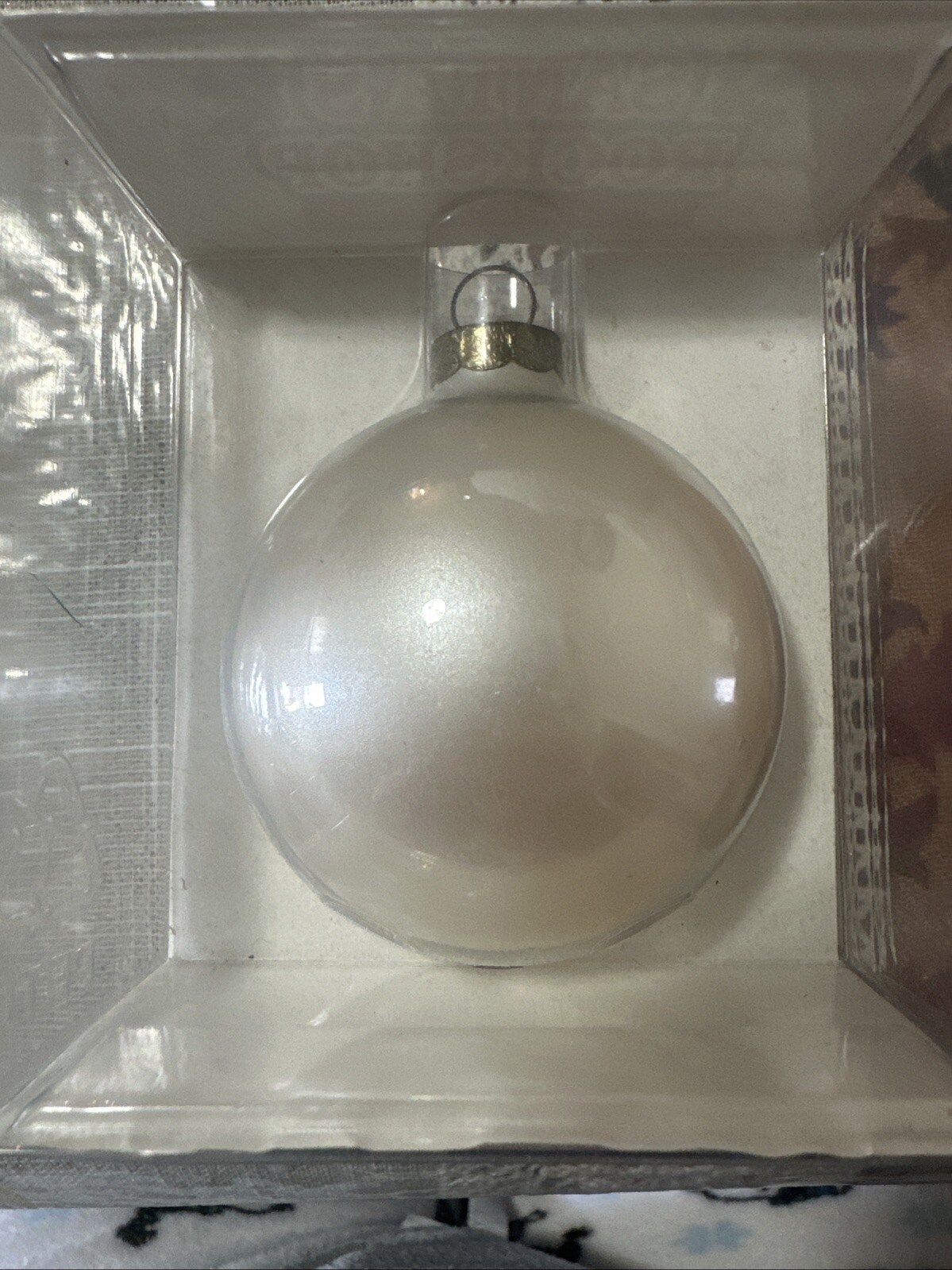 VTG 1996 Jimi Hendrix Christmas Ornament Santa's Rockshop Pearl White