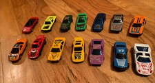 lot of die cast race cars light weight fast 2.5 inches set of 14 toy cars