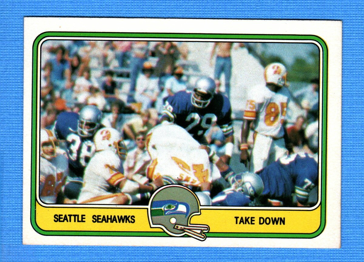 1981 Fleer Team Action #52 Seahawks NM