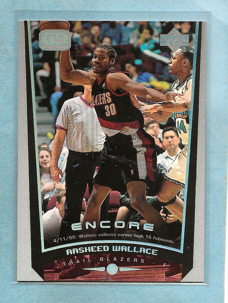 RASHEED WALLACE - 1998-99 Upper Deck Encore - #67 - Trail Blazers - MINT