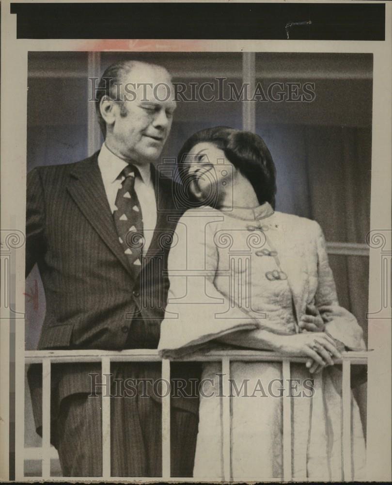 1974 Press Photo Gerald Ford Betty Ford - DFPC22671